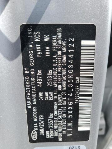 Продажа на аукционе авто 2019 Kia Optima, vin: 5XXGT4L35KG344122, номер лота: 84455005