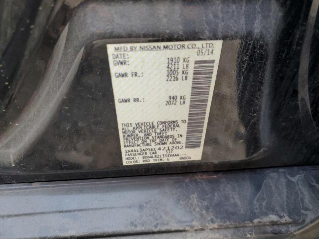 Продаж на аукціоні авто 2014 Nissan Altima, vin: 1N4AL3AP5EC421202, номер лоту: 80755555