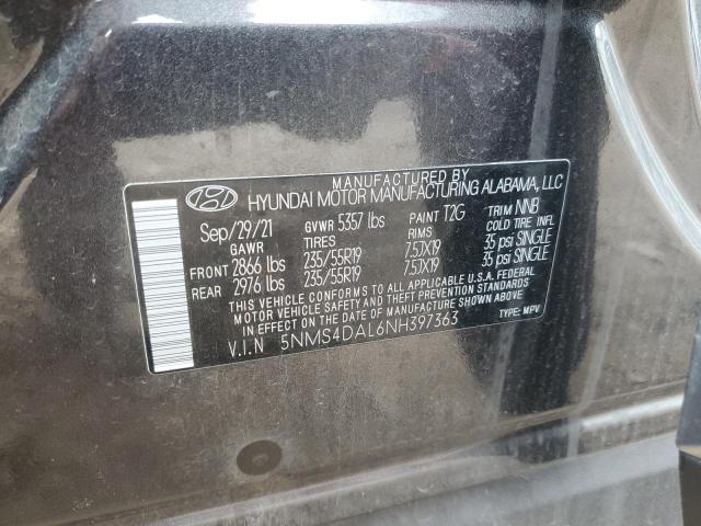 Продаж на аукціоні авто 2022 Hyundai Santa Fe, vin: 5NMS4DAL6NH397363, номер лоту: 71100085