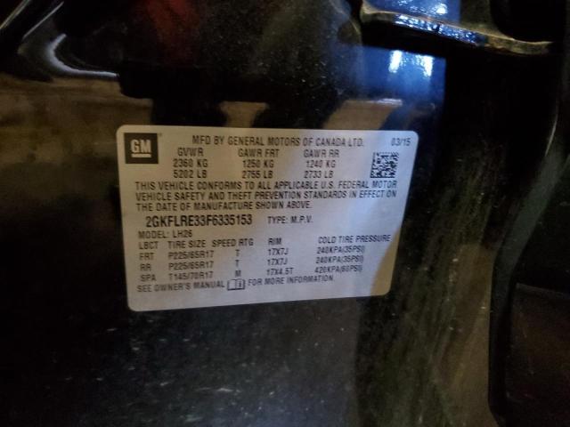 84027195 :رقم المزاد ، 2GKFLRE33F6335153 vin ، 2015 Gmc Terrain مزاد بيع