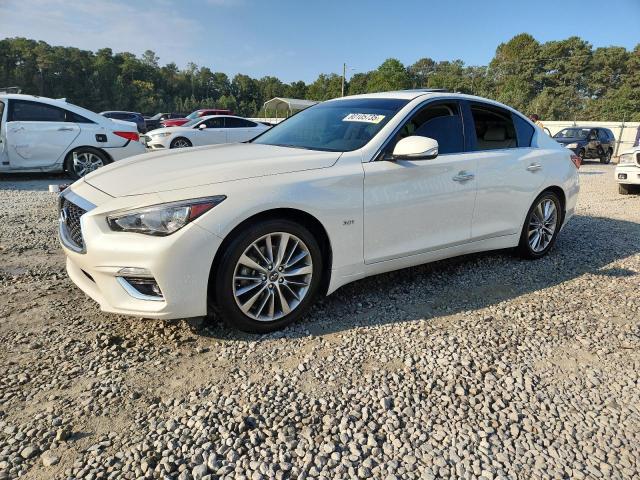 2018 Infiniti Q50 Luxe მანქანა იყიდება აუქციონზე, vin: JN1EV7AP2JM350139, აუქციონის ნომერი: 80105735