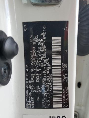 Aukcja sprzedaży 2011 Toyota 4runner, vin: JTEZU5JR8B5030385, numer aukcji: 83926245