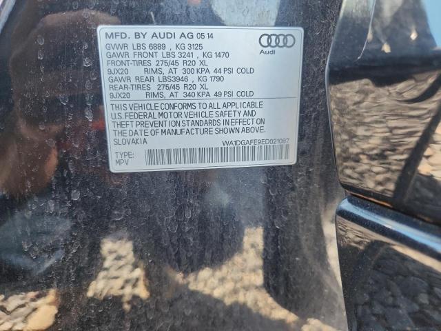 2014 Audi Q7 Prestig მანქანა იყიდება აუქციონზე, vin: WA1DGAFE9ED021087, აუქციონის ნომერი: 84379695