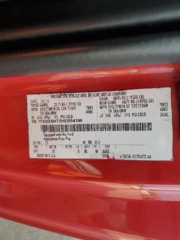 80629375 :رقم المزاد ، 1FD0X5HT5HEB54396 vin ، 2017 Ford F550 Super Duty مزاد بيع