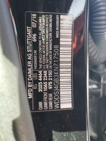 2019 Mercedes-benz Cla 250 4m მანქანა იყიდება აუქციონზე, vin: WDDSJ4GB3KN717508, აუქციონის ნომერი: 71849975