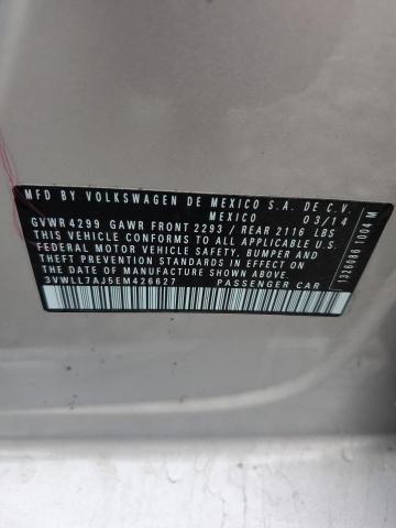 81396415 :رقم المزاد ، 3VWLL7AJ5EM426627 vin ، 2014 Volkswagen Jetta مزاد بيع