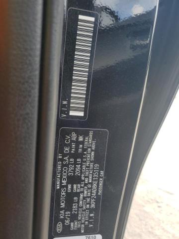 2019 Kia Forte მანქანა იყიდება აუქციონზე, vin: 3KPF24AD8KE135119, აუქციონის ნომერი: 80572045