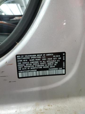 2015 Volkswagen Passat მანქანა იყიდება აუქციონზე, vin: 1VWAS7A34FC099068, აუქციონის ნომერი: 70834485