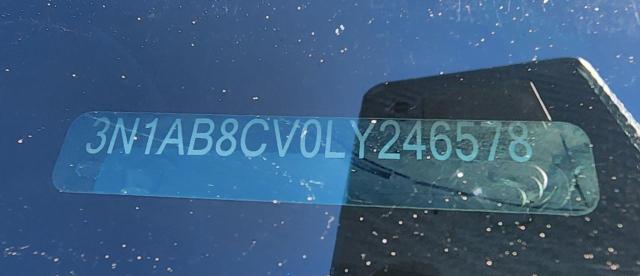 Продаж на аукціоні авто 2020 Nissan Sentra Sr, vin: 3N1AB8CV0LY246578, номер лоту: 58868765