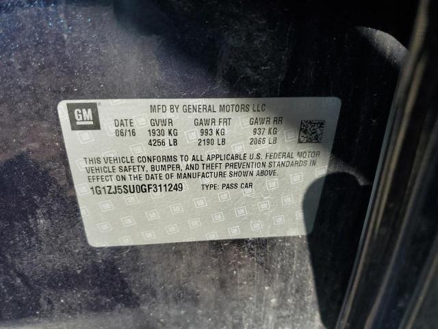 Aukcja sprzedaży 2016 Chevrolet Malibu, vin: 1G1ZJ5SU0GF311249, numer aukcji: 71100735
