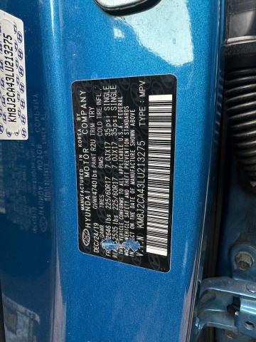 83767705 :رقم المزاد ، KM8J2CA43LU213275 vin ، 2020 Hyundai Tucson Se مزاد بيع