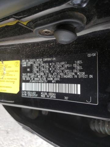 Aukcja sprzedaży 2004 Lexus Rx 330, vin: JTJHA31U140061251, numer aukcji: 81338135