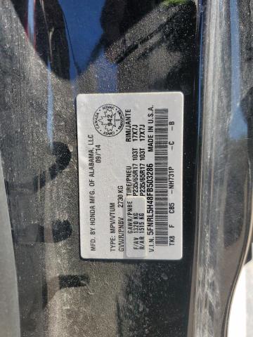 Продажа на аукционе авто 2015 Honda Odyssey, vin: 5FNRL5H48FB503286, номер лота: 83794065