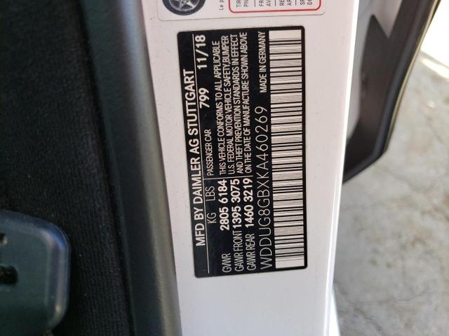 Aukcja sprzedaży 2019 Mercedes-benz S 560 4matic, vin: WDDUG8GBXKA460269, numer aukcji: 84252425