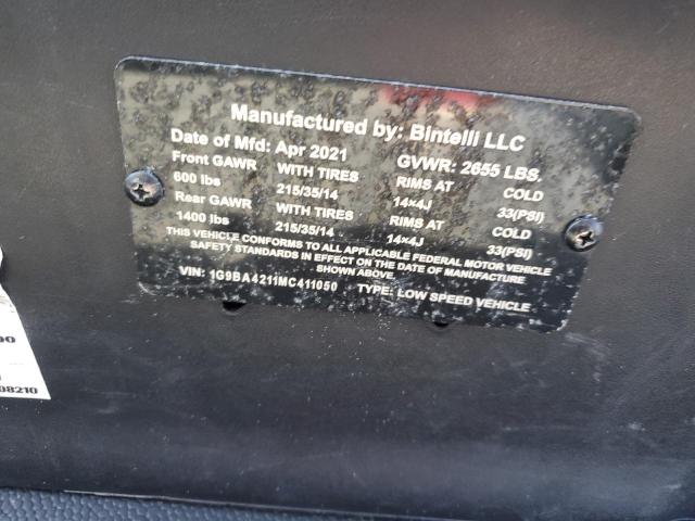 Продаж на аукціоні авто 2021 Other Golf Cart, vin: 1G9BA4211MC411050, номер лоту: 71875085