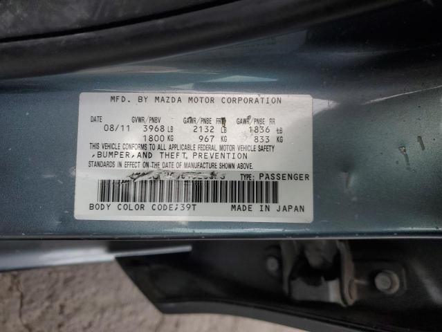 2012 Mazda Mx-3 მანქანა იყიდება აუქციონზე, vin: JM1BL1UG4C1526868, აუქციონის ნომერი: 80686235