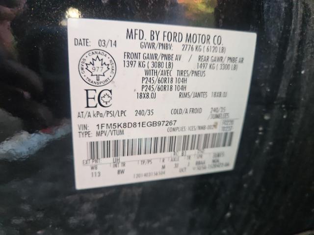 Aukcja sprzedaży 2014 Ford Explorer Xlt, vin: 1FM5K8D81EGB97267, numer aukcji: 80997685