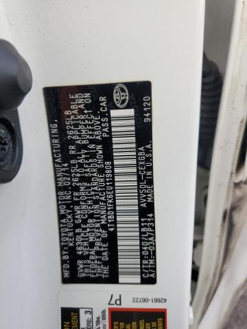 Продаж на аукціоні авто 2014 Toyota Camry, vin: 4T1BD1FK6EU119808, номер лоту: 71625625