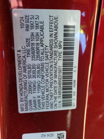 Продаж на аукціоні авто 2025 Honda Cr-v, vin: 7FARS5H89SE015971, номер лоту: 81878195