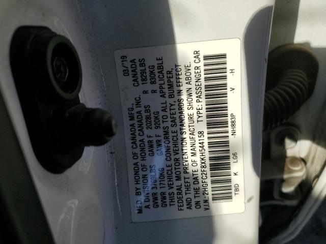 Aukcja sprzedaży 2019 Honda Civic Spor, vin: 2HGFC2F8XKH544158, numer aukcji: 71712235