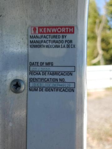 Продаж на аукціоні авто 2021 Kenworth Construction, vin: 3BKBLJ0X2MF449129, номер лоту: 67509535