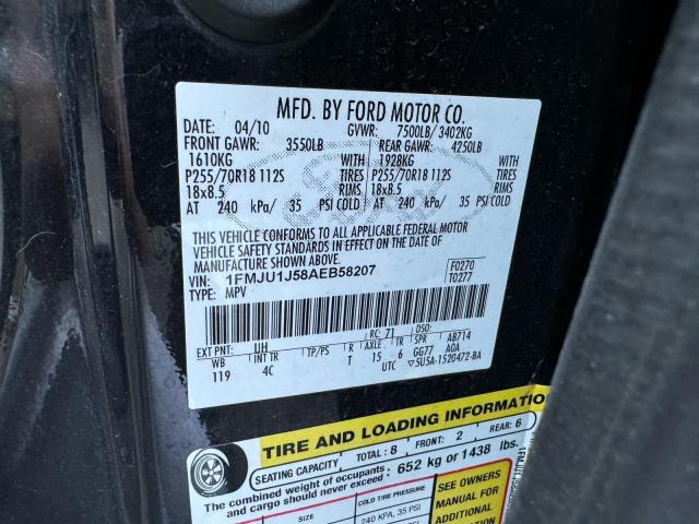 Продажа на аукционе авто 2010 Ford Expedition, vin: 1FMJU1J58AEB58207, номер лота: 84908385