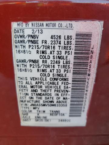 Aukcja sprzedaży 2013 Nissan Rogue S, vin: JN8AS5MV5DW633358, numer aukcji: 70874745
