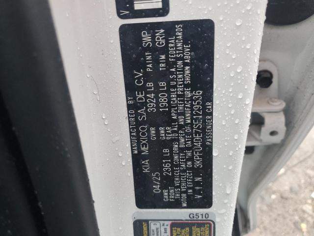 Aukcja sprzedaży 2025 Kia K4, vin: 3KPFU4DE7SE129536, numer aukcji: 70723075