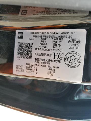 Продажа на аукционе авто 2023 Gmc Canyon Ele, vin: 1GTP6BEKXP1134375, номер лота: 81673115