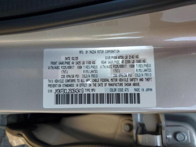 2025 Mazda Cx-5 Preferred მანქანა იყიდება აუქციონზე, vin: JM3KFBCL2S0643419, აუქციონის ნომერი: 80489465