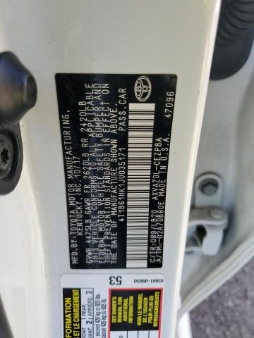 Aukcja sprzedaży 2018 Toyota Camry, vin: 4T1B61HK1JU035171, numer aukcji: 71719545