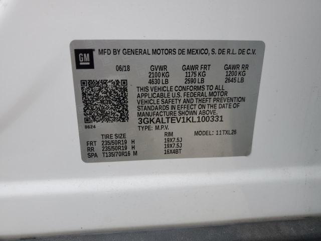 72080815 :رقم المزاد ، 3GKALTEV1KL100331 vin ، 2019 Gmc Terrain مزاد بيع