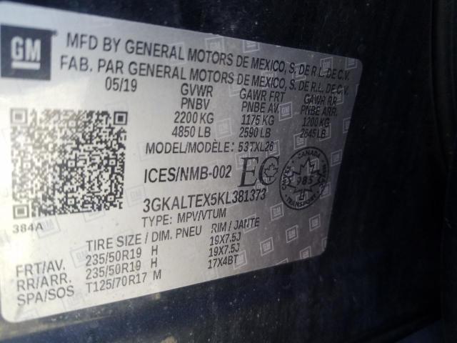 80133595 :رقم المزاد ، 3GKALTEX5KL381373 vin ، 2019 Gmc Terrain Sl مزاد بيع