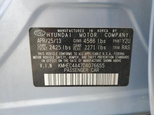 81773065 :رقم المزاد ، KMHEC4A47DA076655 vin ، 2013 Hyundai Sonata Hybrid مزاد بيع