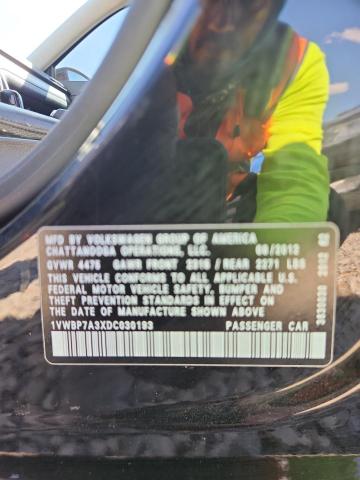 Aukcja sprzedaży 2013 Volkswagen Passat, vin: 1VWBP7A3XDC030193, numer aukcji: 80464955