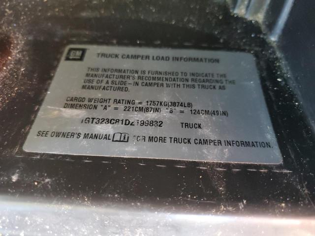 2013 Gmc Sierra მანქანა იყიდება აუქციონზე, vin: 1GT323C81DZ199832, აუქციონის ნომერი: 80257805