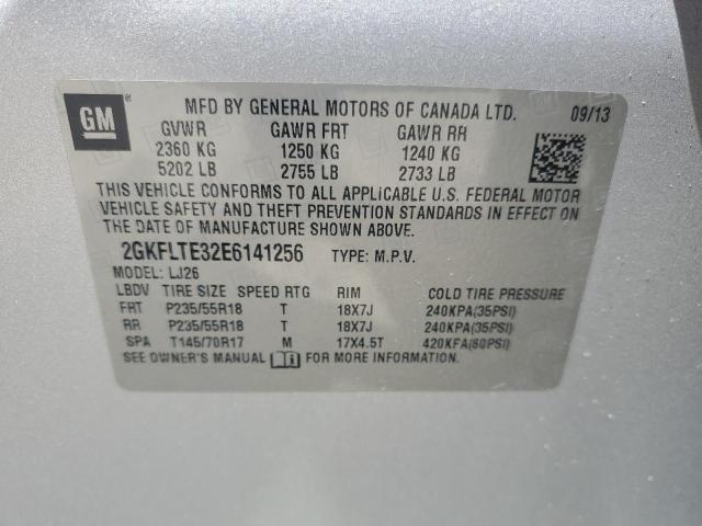 Aukcja sprzedaży 2014 Gmc Terrain, vin: 2GKFLTE32E6141256, numer aukcji: 70645695