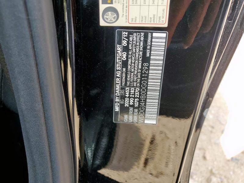 70718675 :رقم المزاد ، WDDGJ4HB0DG011298 vin ، 2013 Mercedes-benz C مزاد بيع