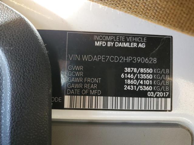 Aukcja sprzedaży 2017 Mercedes-benz Sprinter 2500, vin: WDAPE7CD2HP390628, numer aukcji: 84245445