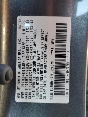 Продаж на аукціоні авто 2014 Honda Cr-v Ex, vin: 5J6RM4H57EL026579, номер лоту: 80948385