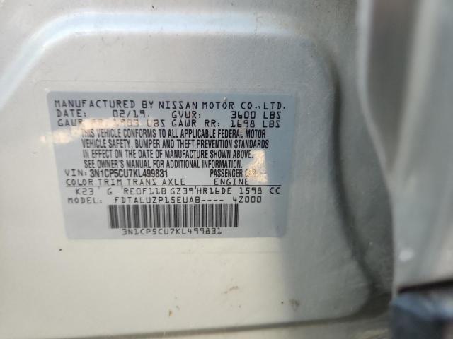 Продаж на аукціоні авто 2019 Nissan Kicks, vin: 3N1CP5CU7KL499831, номер лоту: 80088405