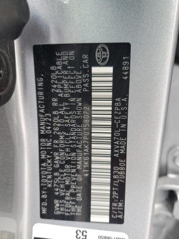 Aukcja sprzedaży 2023 Toyota Camry Xse, vin: 4T1K61AK7PU158072, numer aukcji: 71355125