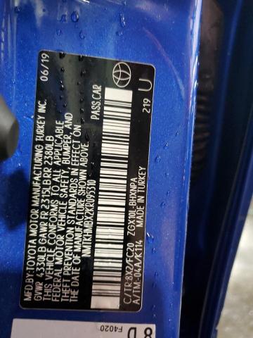 Auction sale of the 2019 Toyota C-hr, vin: NMTKHMBX2KR095310, lot number: 83831645