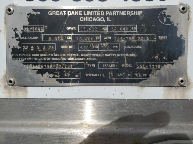 2009 Great Dane Trailer მანქანა იყიდება აუქციონზე, vin: 1GRAA56189K207256, აუქციონის ნომერი: 56122305