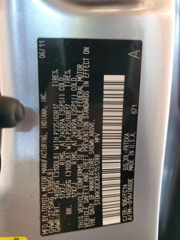Продаж на аукціоні авто 2011 Toyota Sienna Le, vin: 5TDKK3DCXBS151288, номер лоту: 81023415
