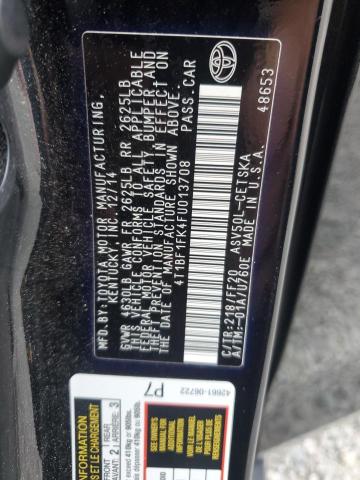 70105855 :رقم المزاد ، 4T1BF1FK4FU013708 vin ، 2015 Toyota Camry Le مزاد بيع