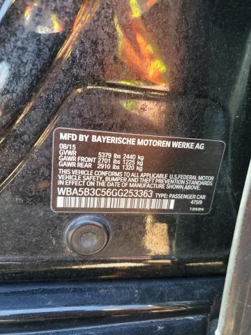 84740585 :رقم المزاد ، WBA5B3C56GG253363 vin ، 2016 Bmw 535 مزاد بيع
