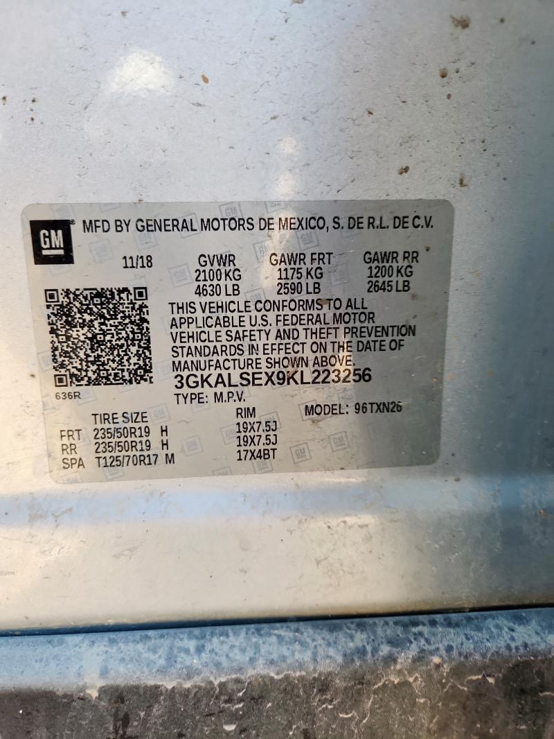 68757165 :رقم المزاد ، 3GKALSEX9KL223256 vin ، 2019 Gmc Terrain مزاد بيع
