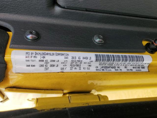 82058225 :رقم المزاد ، 1J4FA39SX4P746458 vin ، 2004 Jeep Wrangler مزاد بيع