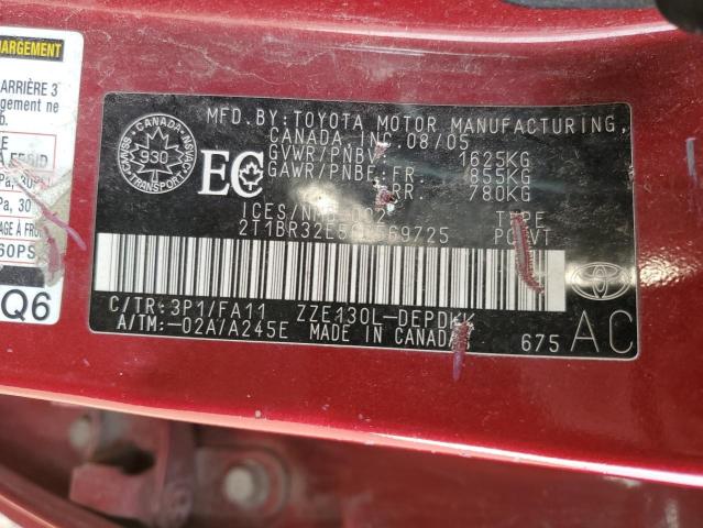 Aukcja sprzedaży 2006 Toyota Corolla, vin: 2T1BR32E56C569725, numer aukcji: 80534035
